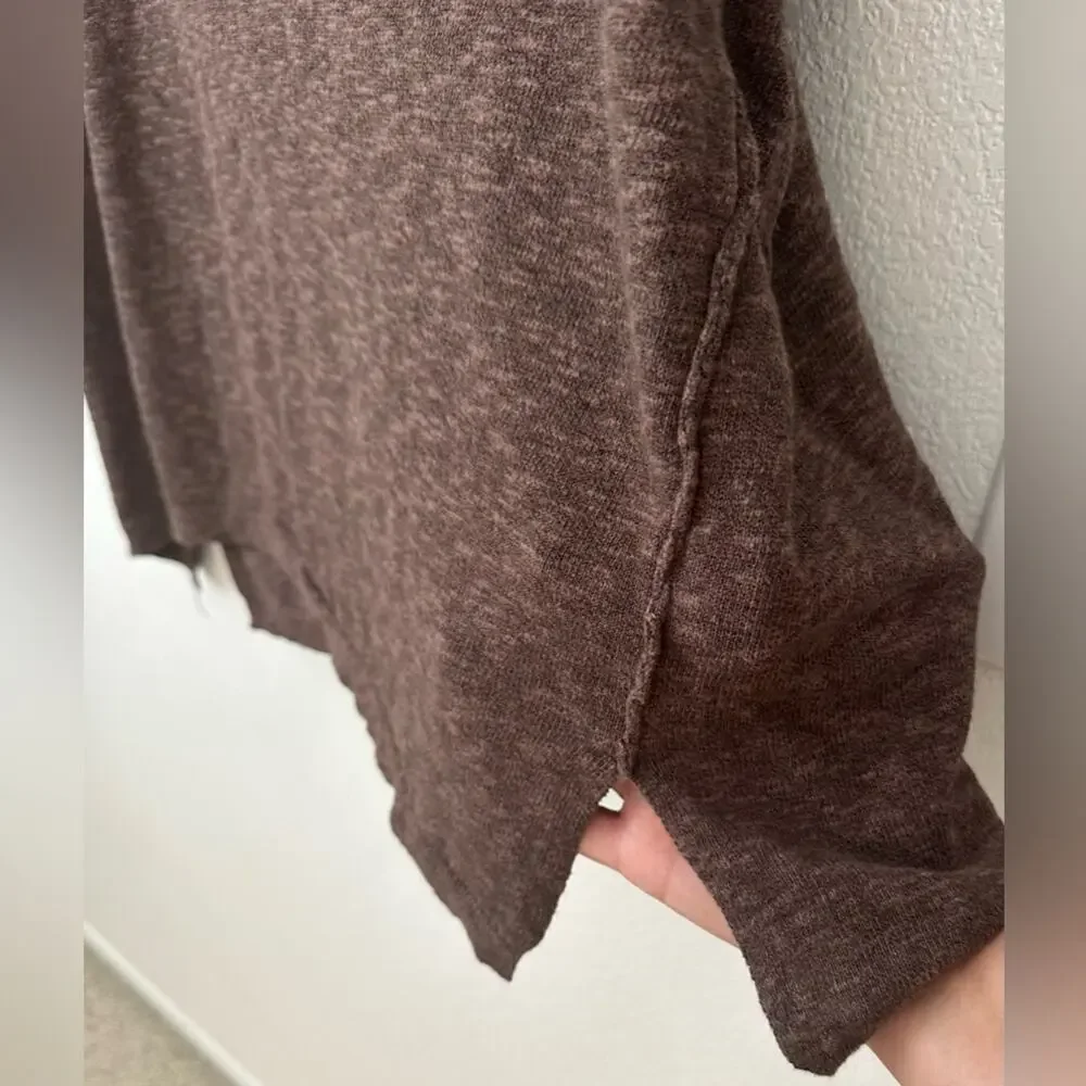 Light Summer Brown Casual Short Sleeved Sweater